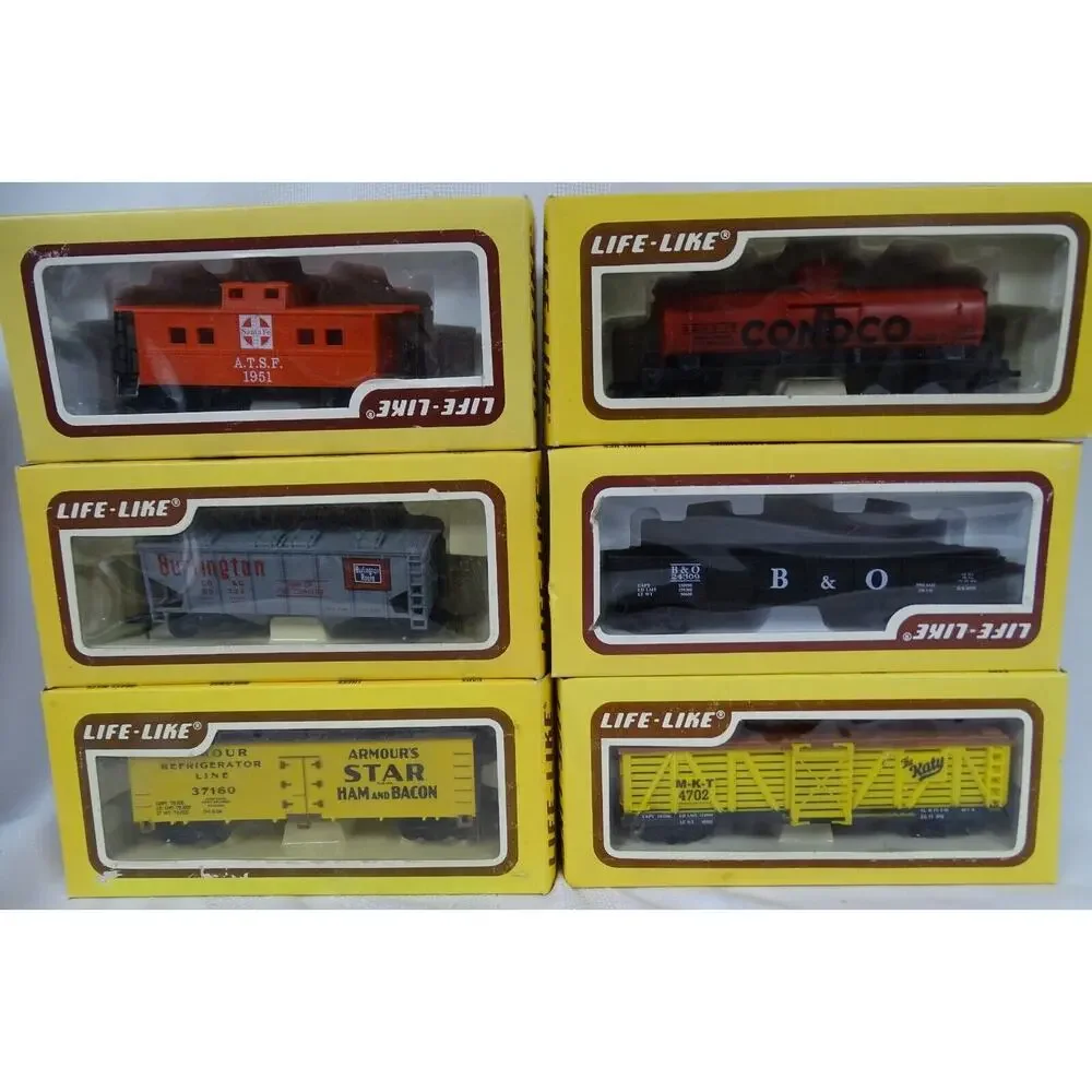 Ho Train Set Lot Life-Like Bachman Cars Engine Tracks Accessories Power Supply